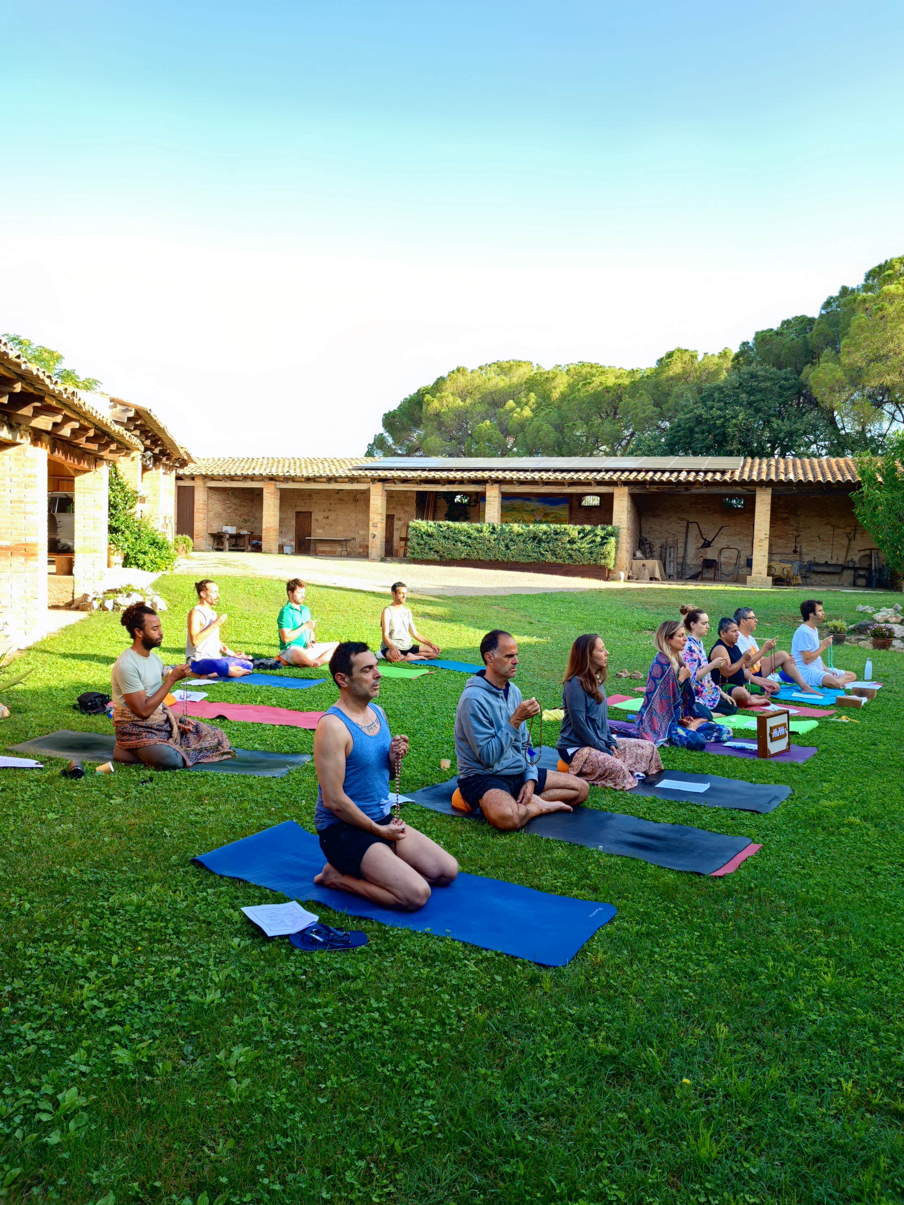 Retiro meditación atardecer